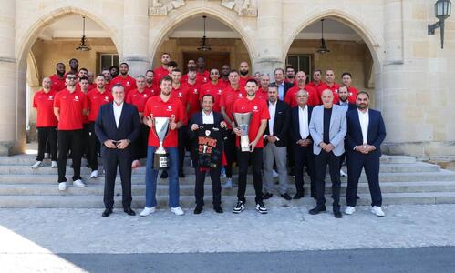 Επίσκεψη Ολυμπιακού στον ΠτΔ, Νίκο Χριστοδουλίδη thumb