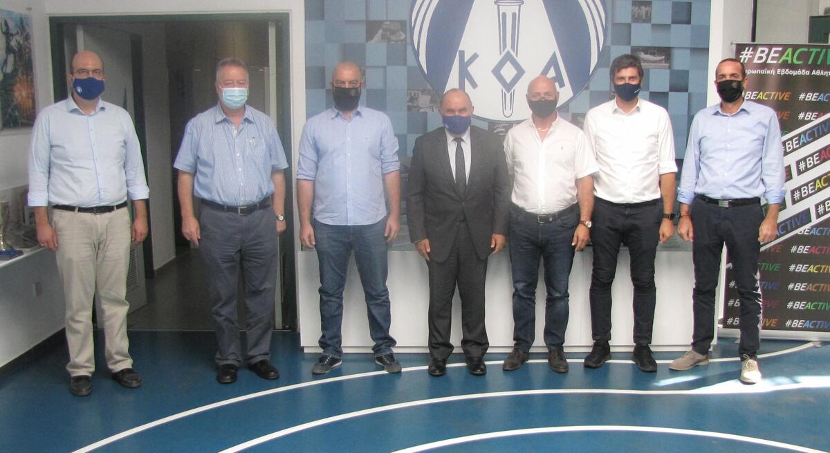 Ο Πρόεδρος ΚΟΑ συναντήθηκε με το σωματείο Δικέφαλος Γερίου thumb