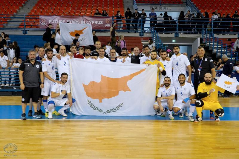 Futsal: Ισόπαλη με την Ανδόρα και πρόκριση ως πρώτη για την Κύπρο thumb