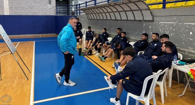 Εθνική Futsal: Προετοιμασία για τους αγώνες με το Μαυροβούνιο thumb