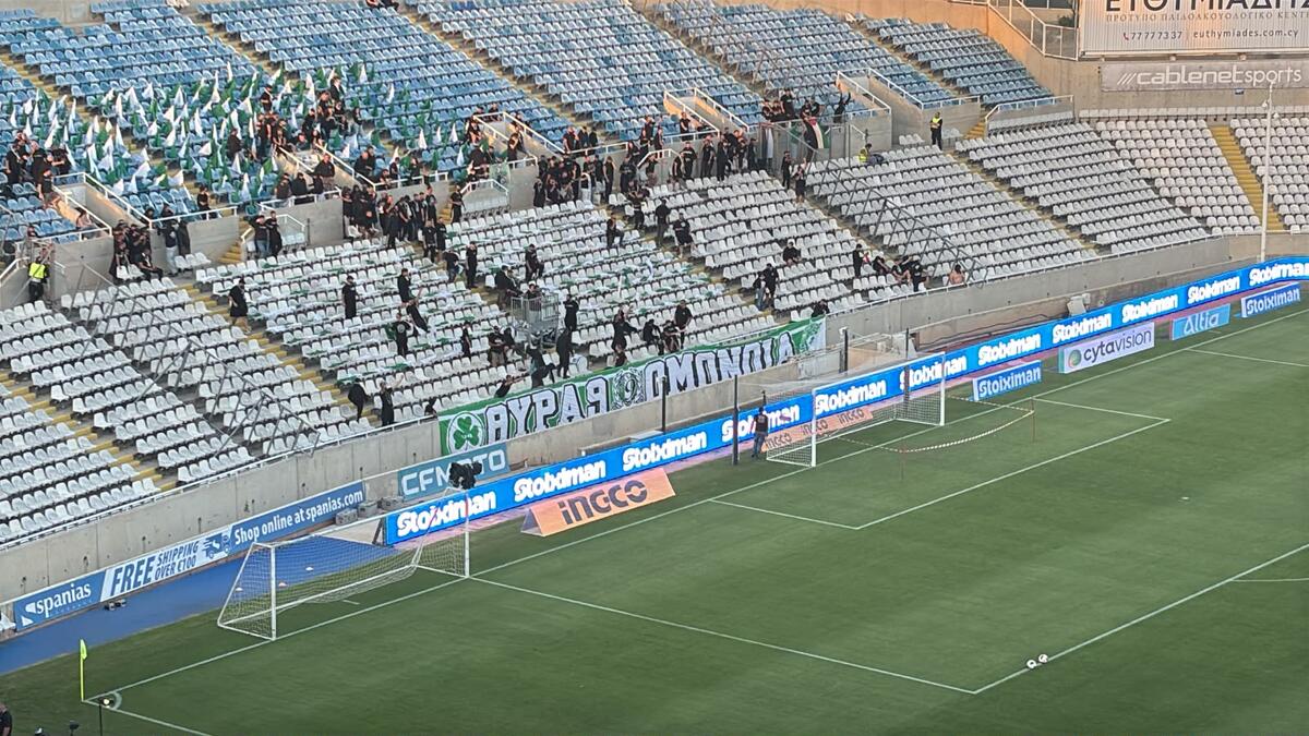 ΑΠΟΕΛ - Ομόνοια 29Μ: Ξεχωριστή η «πράσινη» εικόνα στις κερκίδες (vid) thumb