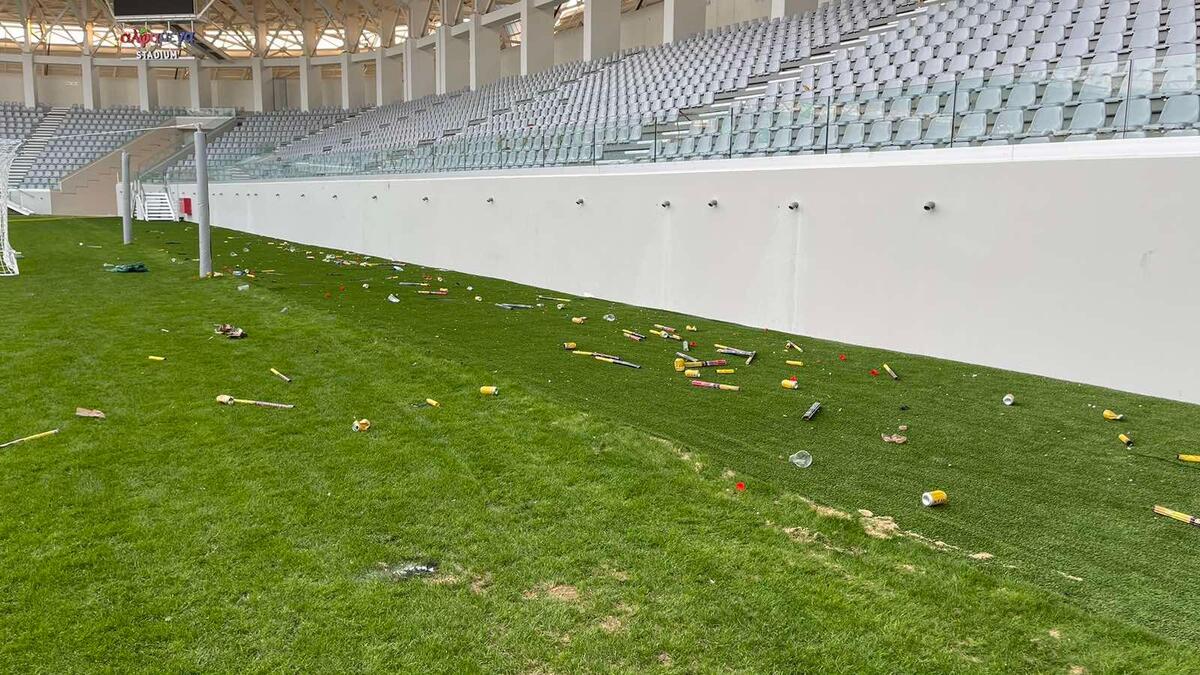 Βίντεο SPORTIME από τα σκουπίδια στο «Αλφαμέγα» στάδιο thumb