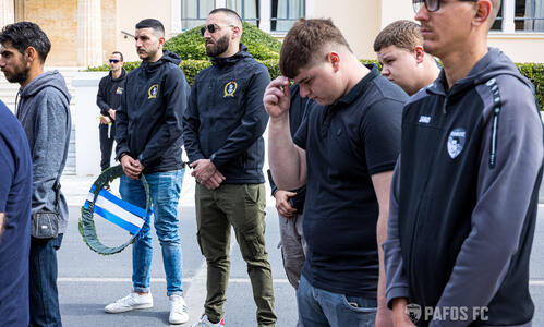 Στο ετήσιο μνημόσυνο του Παλληκαρίδη η Πάφος FC (ΦΩΤΟ) thumb