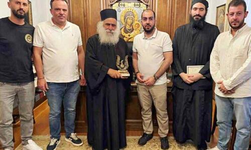 Στο Άγιον Όρος η διοίκηση της Ανόρθωσης thumb
