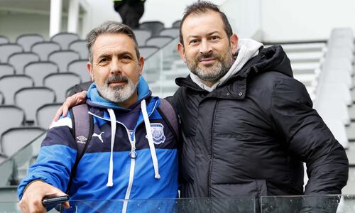Φωτορεπορτάζ: Οι Απολλωνίστες πριν το ντέρμπι!  thumb