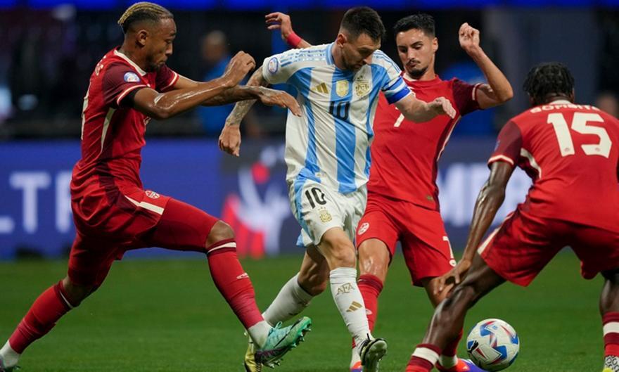 Πειστική Αργεντινή, «καθάρισε» με 2-0 τον Καναδά στην πρεμιέρα του Κόπα Αμέρικα thumb