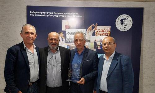 Παρών ο ΚΟΑ στην τιμητική εκδήλωση του Εθνικού Άχνας thumb