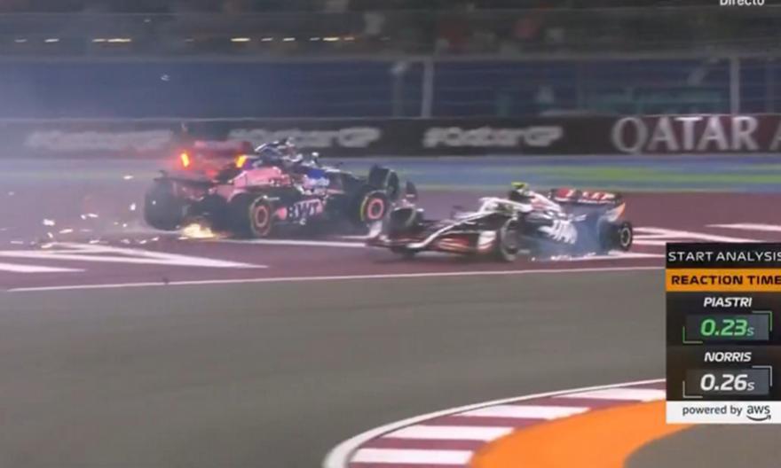 Σύγκρουση... με το καλημέρα στο Grand Prix του Κατάρ thumb