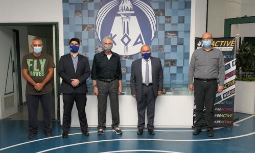 Ο Πρόεδρος του ΚΟΑ συναντήθηκε με την ΕΝΑΔ Αγίου Δομετίου thumb