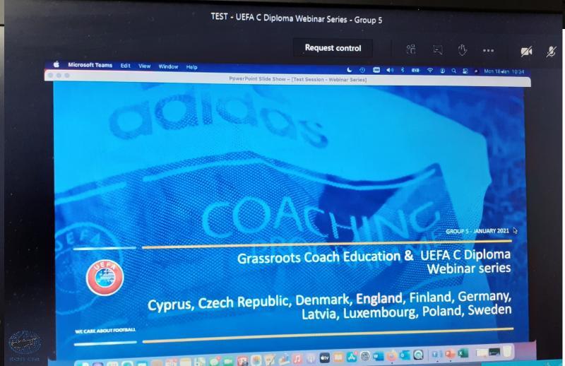 ΟΥΕΦΑ: Διαδικτυακή ομάδα εργασίας για την εκπαίδευση προπονητών thumb