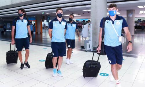 Στο αεροδρόμιο η Εθνική Κύπρου (Φώτος/Βίντεο) thumb