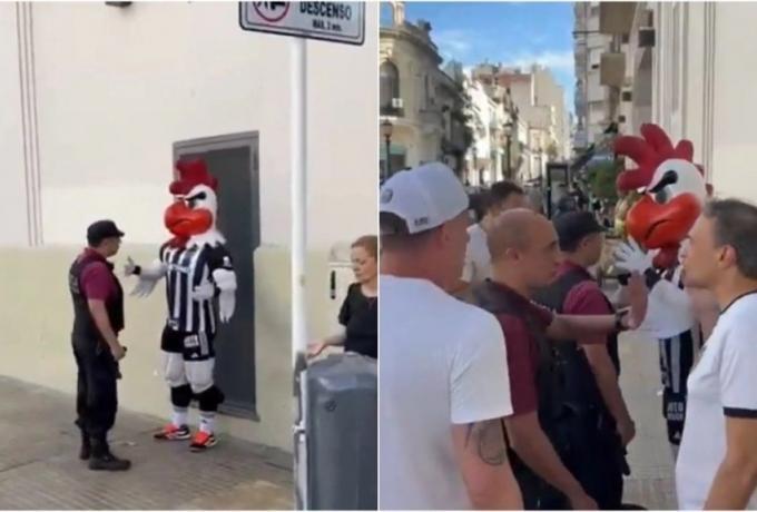 Μπλεξίματα για τη... μασκότ της Ατλέτικο Μινέιρο πριν τον τελικό του Copa Libertadores (vid) thumb