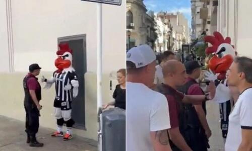 Μπλεξίματα για τη... μασκότ της Ατλέτικο Μινέιρο πριν τον τελικό του Copa Libertadores (vid) thumb