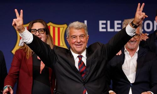Λαπόρτα: «Θα μείνει ο Ραφίνια, είμαστε ενθουσιασμένοι με τον Αντεγέμι» - Τι είπε για την πρόταση για Άλβαρες thumb