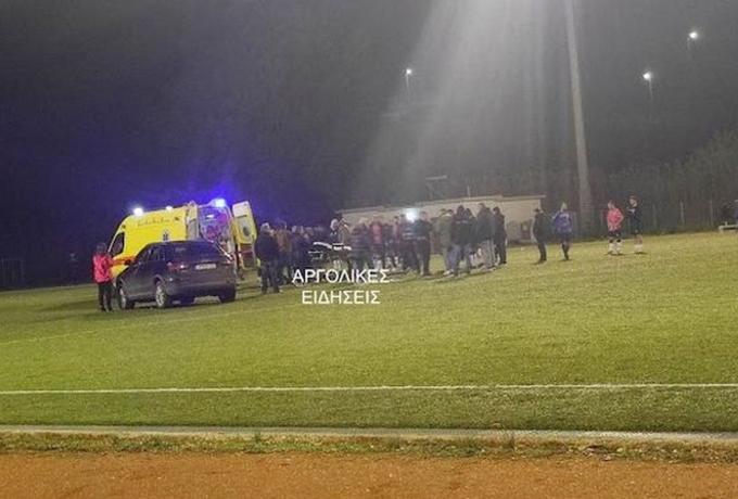 Τραγωδία στην Ελλάδα: Πέθανε ποδοσφαιριστής σε γήπεδο thumb