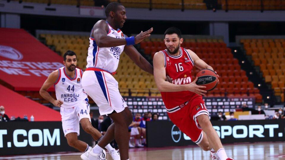 Ολυμπιακός - Αναντολού Εφές 79-84: Ζόρισε την «περσινή» Εφές thumb