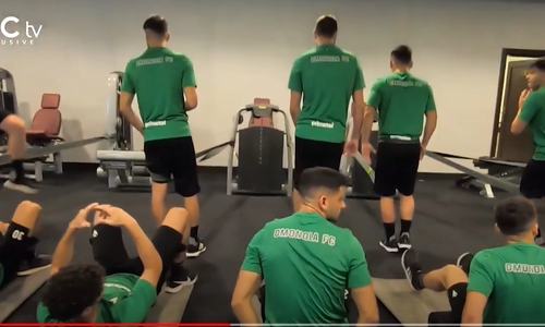 Πλάνα από την προπόνηση της Ομόνοιας (vid) thumb