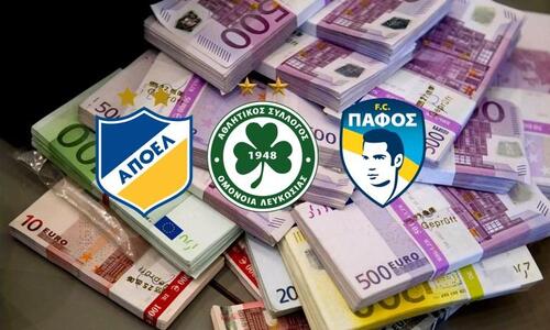 Είναι... πολλά τα λεφτά: Τόσα εξασφάλισαν ΑΠΟΕΛ, Ομόνοια και Πάφος FC με την πρόκριση από την League Phase! thumb
