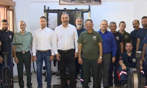 Η Stoiximan ενισχύει τον Δασοπυροσβεστικό Σταθμό Ριζοελιάς με σύγχρονο εξοπλισμό γυμναστικής thumb