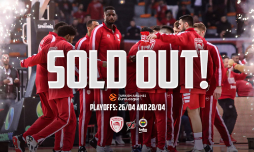 Ανακοίνωσε sold out ο Ολυμπιακός thumb