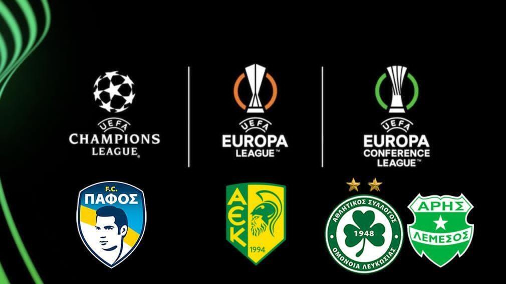 Ο δρόμος προς την League Phase: Όλοι οι πιθανοί αντίπαλοι των κυπριακών ομάδων thumb