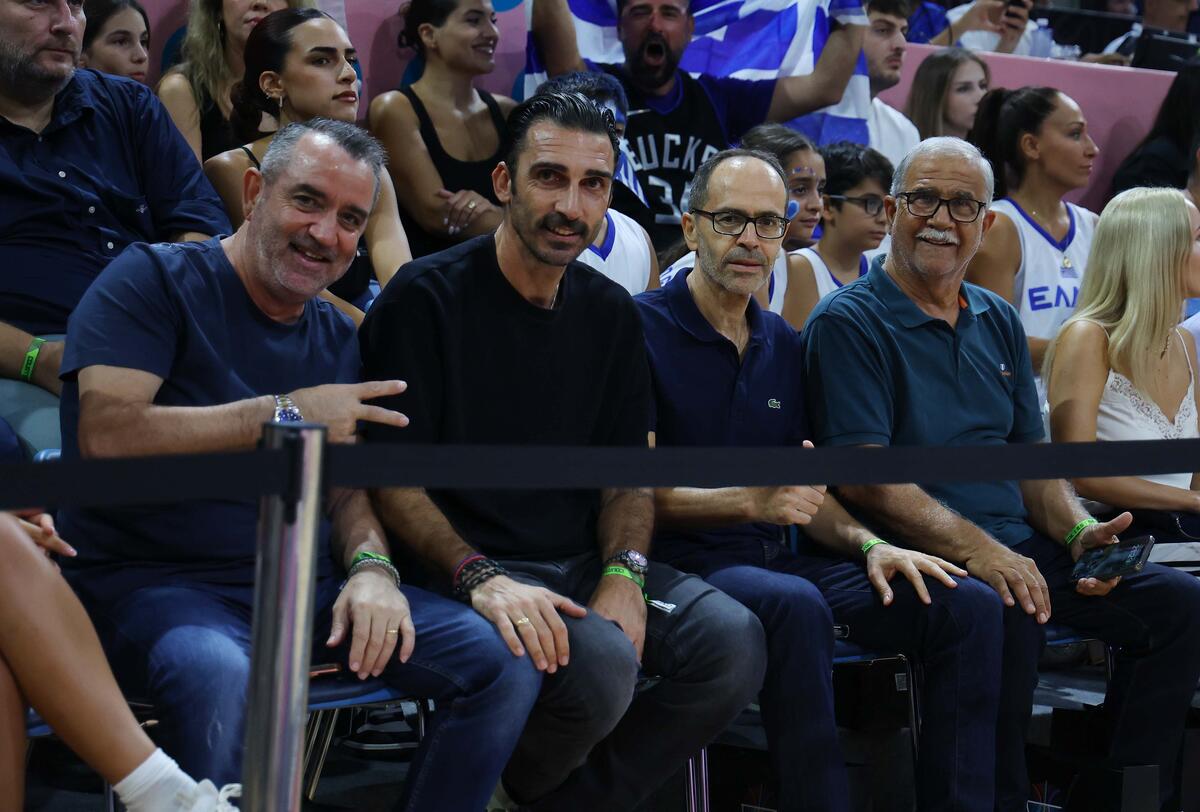 Eurobasket 2025: Οι διάσημοι που βρέθηκαν στις κερκίδες του «Σπύρου Κυπριανού» thumb